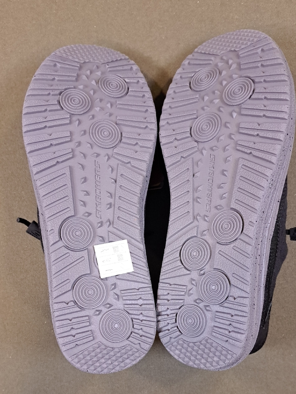 Skechers Slip-ins® Melson - Cozy Fit® Diamond Moc. - Color: Black - Size Men 7 - Picture 8 of 11